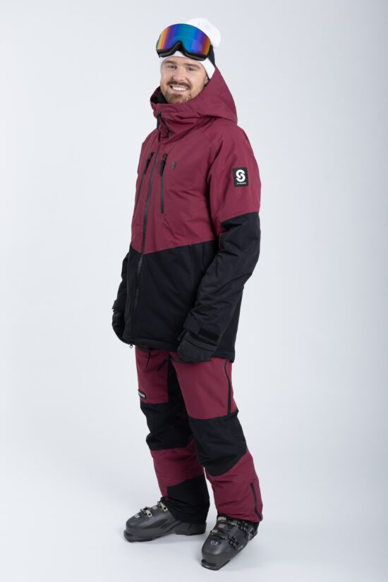 Lynx Skijakke Burgundy - Mænd