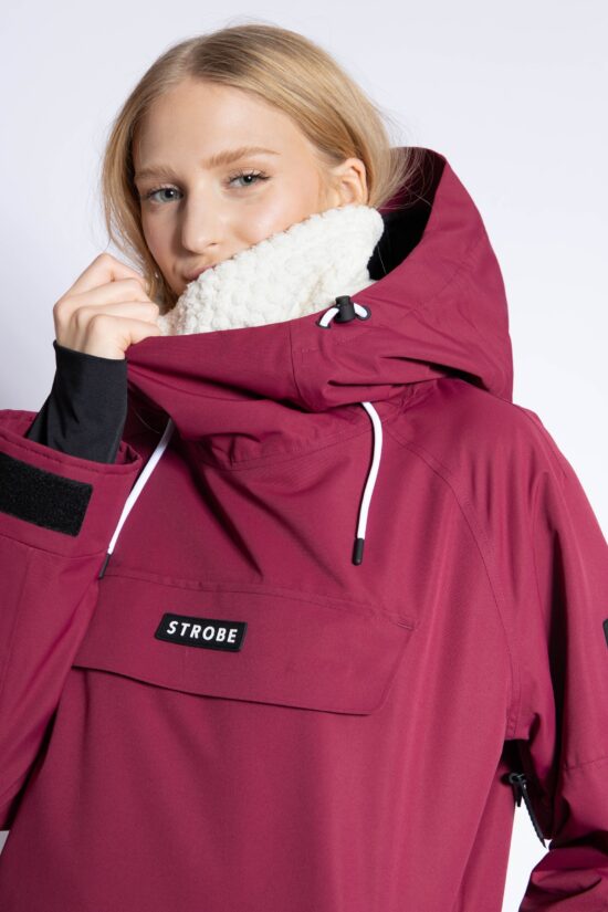 Halo Skijakke Burgundy - Kvinder